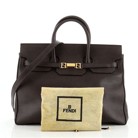 Fendi top handle handbags